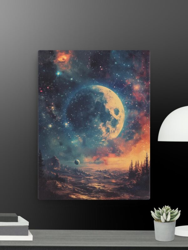 In Space canvas - 12×16