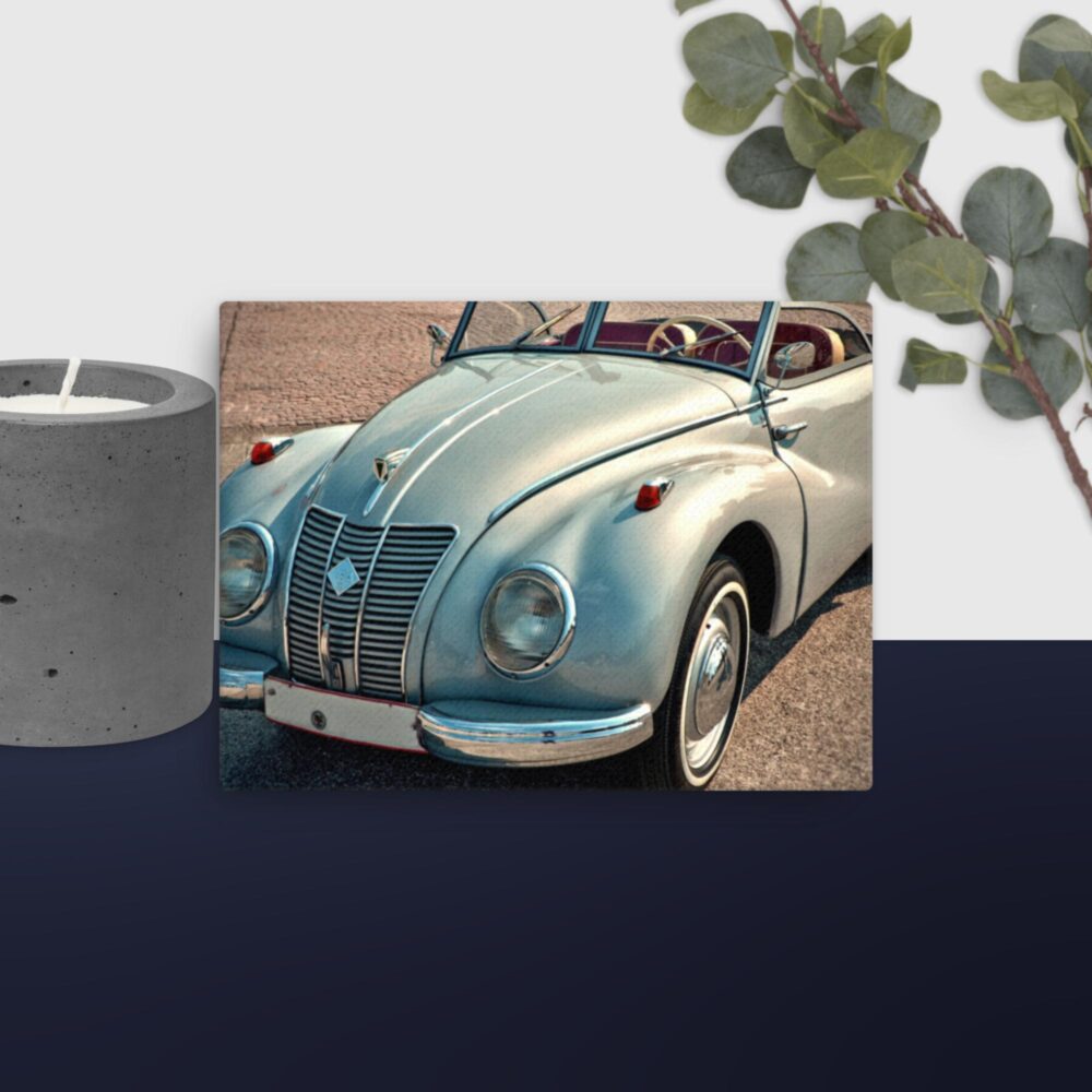 Old car  canvas - Image 2