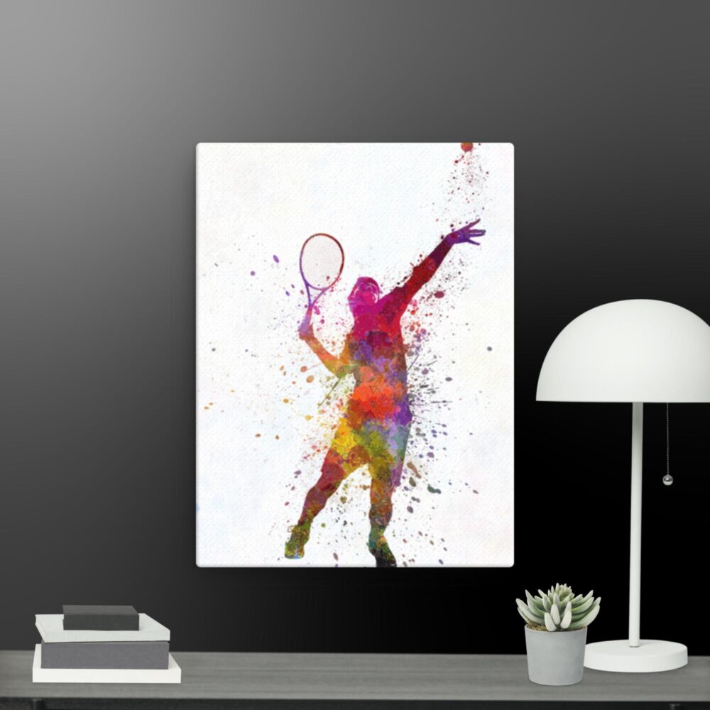 Tennis player canvas - Image 2