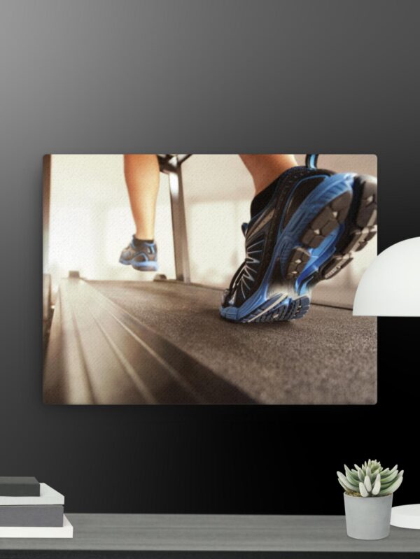 Running on the treadmill canvas - 12×16
