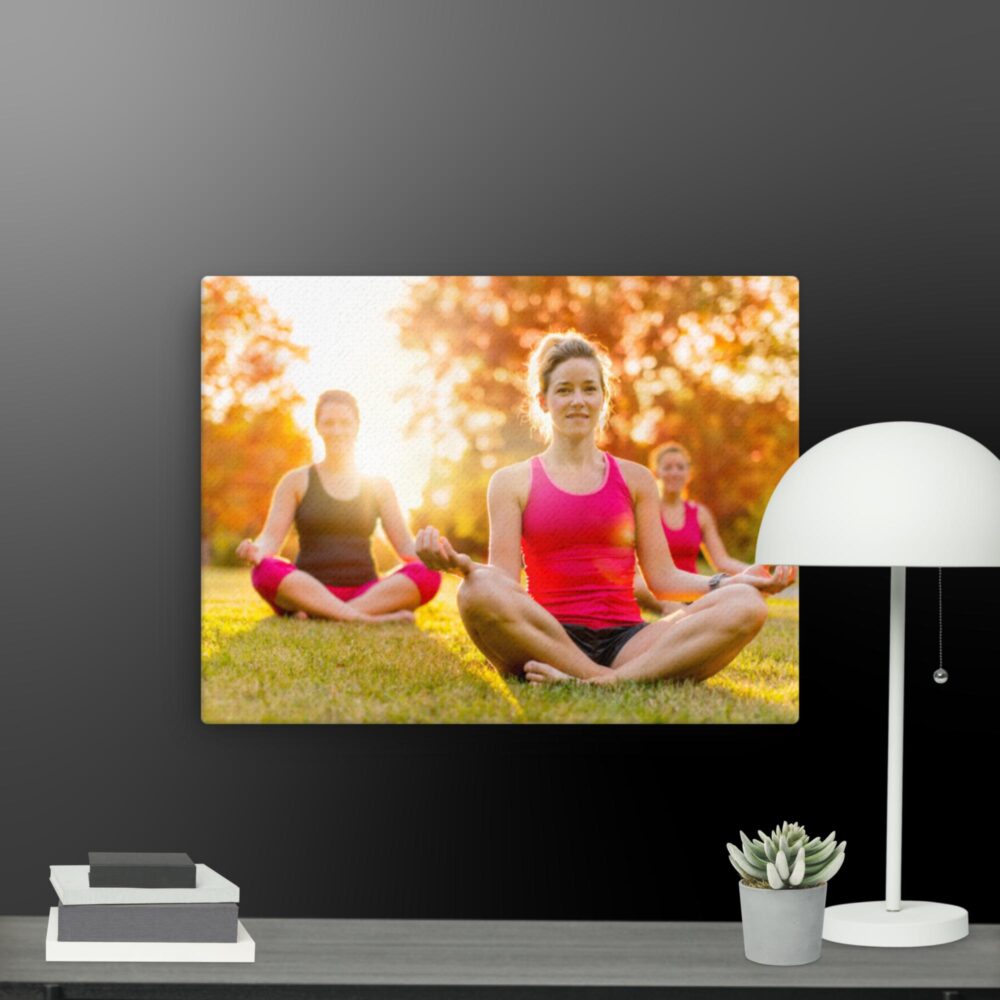 Yoga pose canvas - Image 2