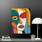 AI Woman Design canvas