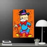 Monopoly man canvas