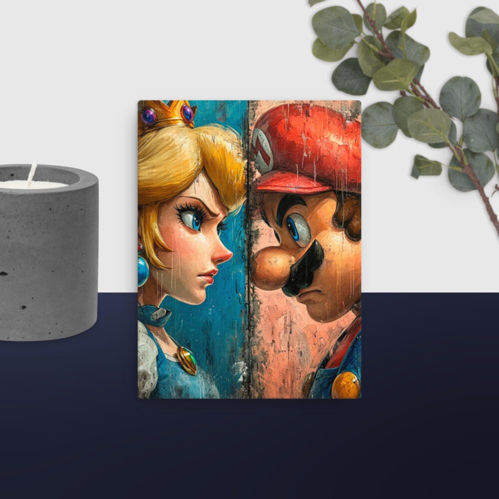Mario and Princess canvas