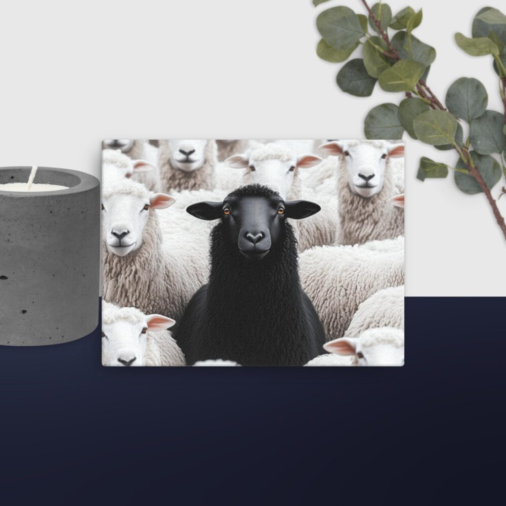 Black sheep canvas - Image 2