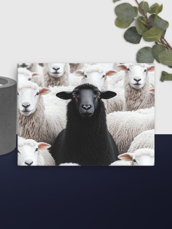 Black sheep canvas - 12×16