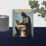 Funny Batroom canvas