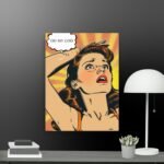 Pop Art oh my god canvas