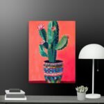 Cactus canvas