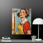 Funny Cleaner canvas