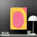 Circle Abstract canvas