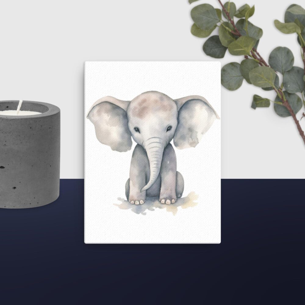 Elephant Nursery canvas - Image 2