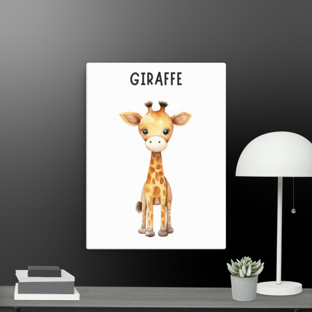Giraffe canvas - Image 2