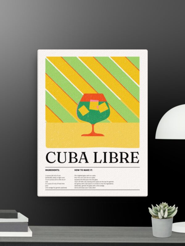 Cuba Libre canvas - 12×16