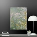 Landscape Flower Scene canvas