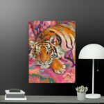 Tiger Pop ART Style canvas