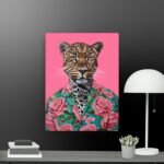 Cool Leopard canvas