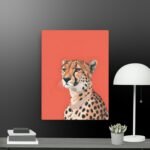 Leopard canvas