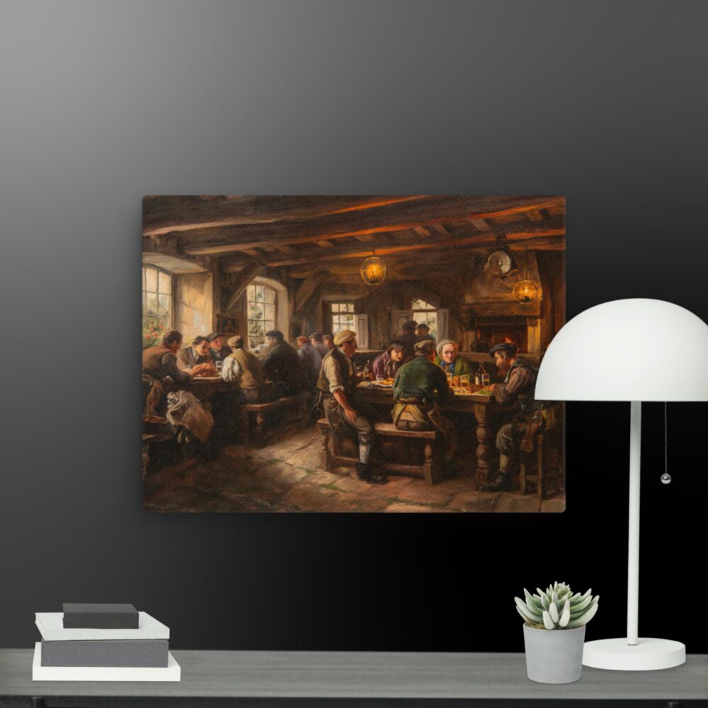 AI Pub Scene canvas - Image 2