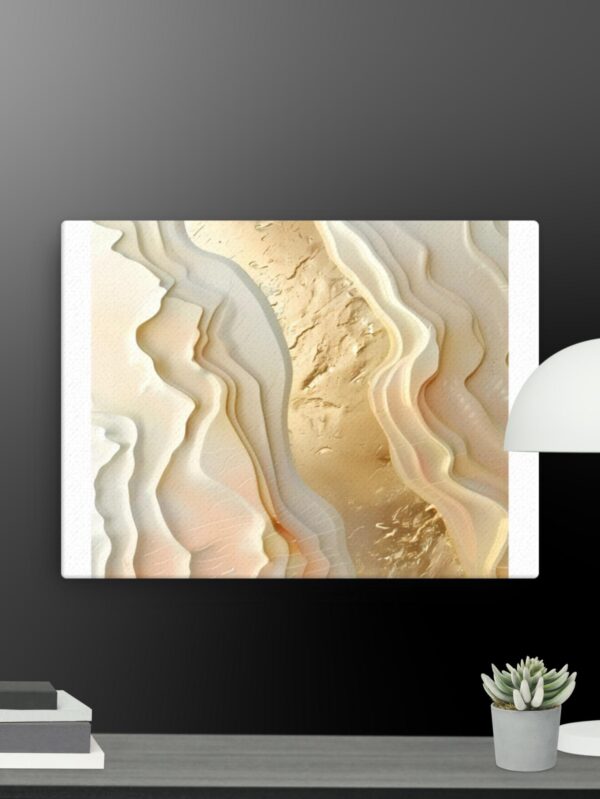 Gold sand effect canvas - 12×16