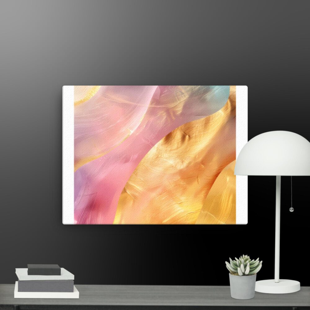 Gold Pink canvas - Image 2