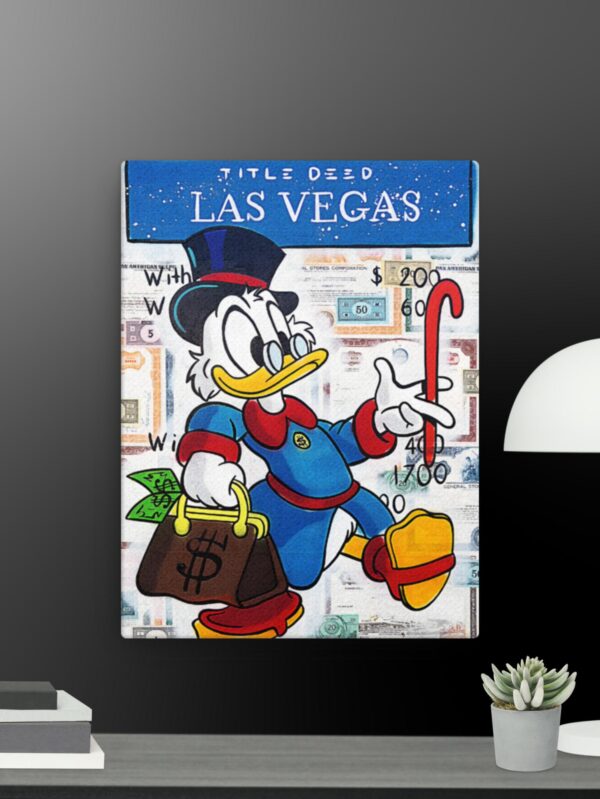 Duck Tale Vegas canvas - 12×16