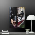 Joker vs Batman canvas