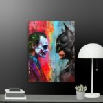 Batman Vs Joker canvas