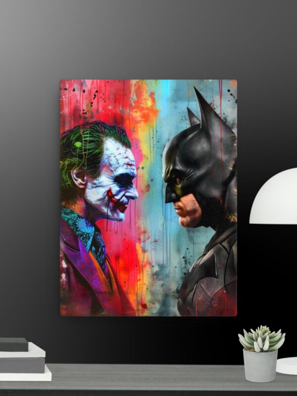 Batman Vs Joker canvas - 12×16