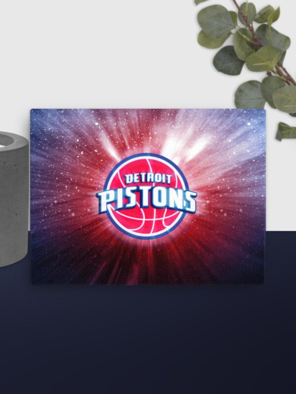 Detroit Pistons canvas - 12×16