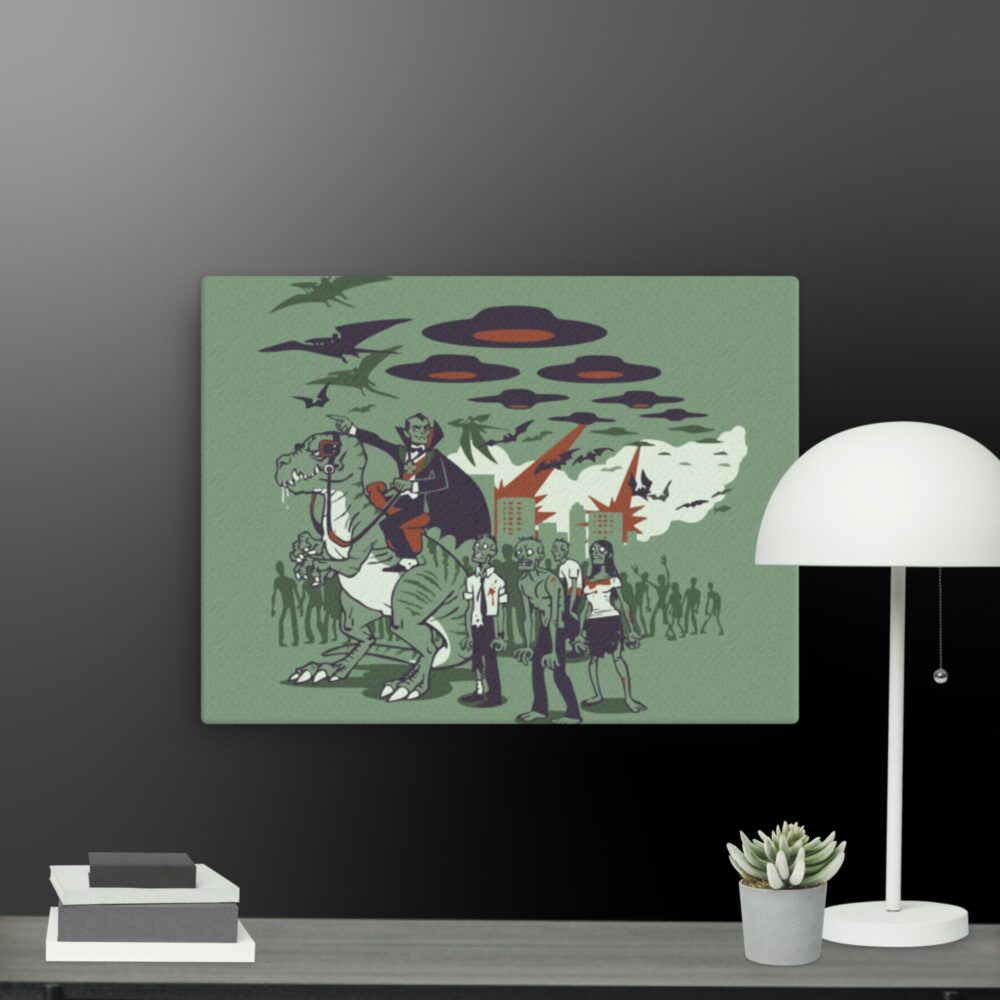 Zombie scene canvas - Image 2