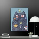 Cat kids canvas