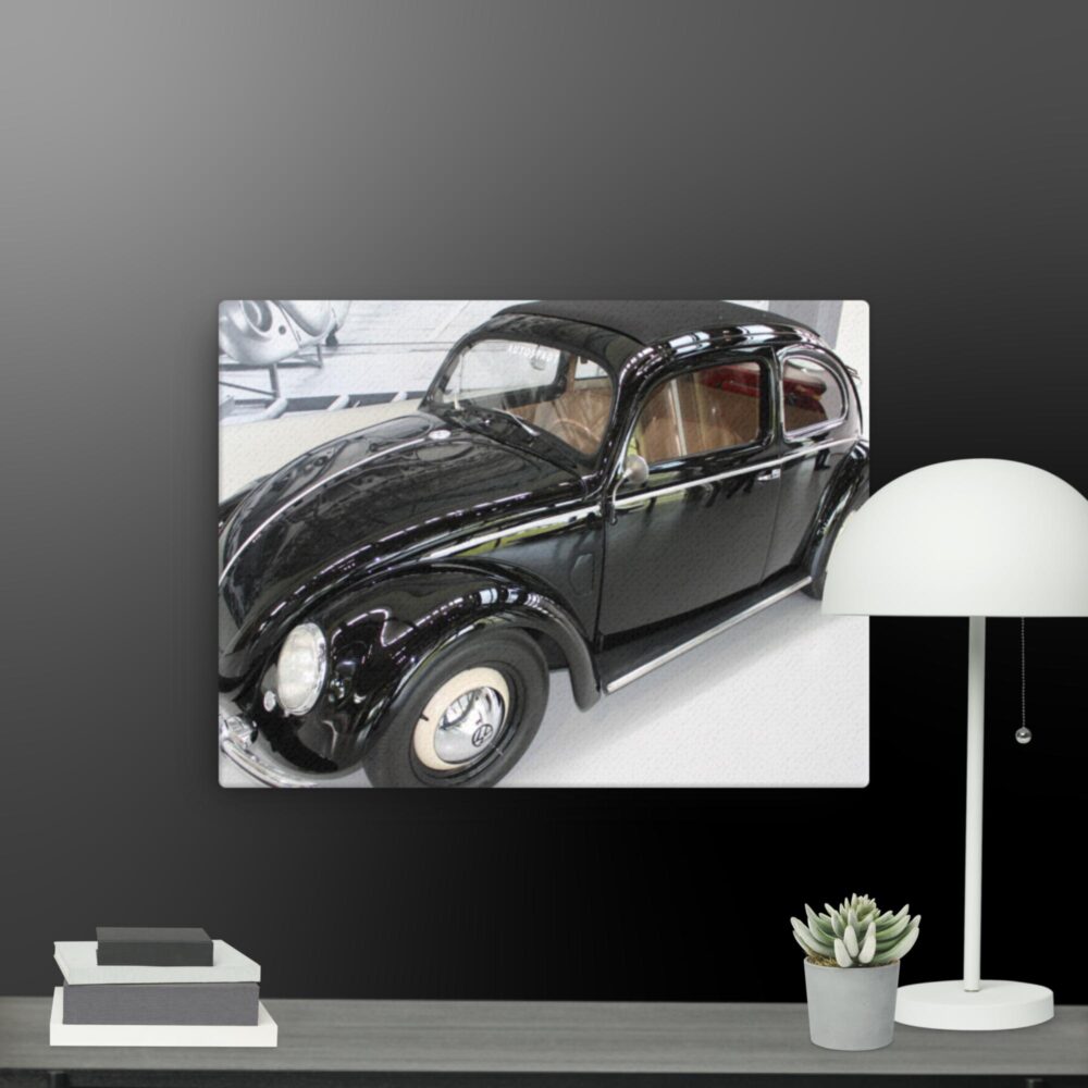 Vintage car scene canvas - Image 2