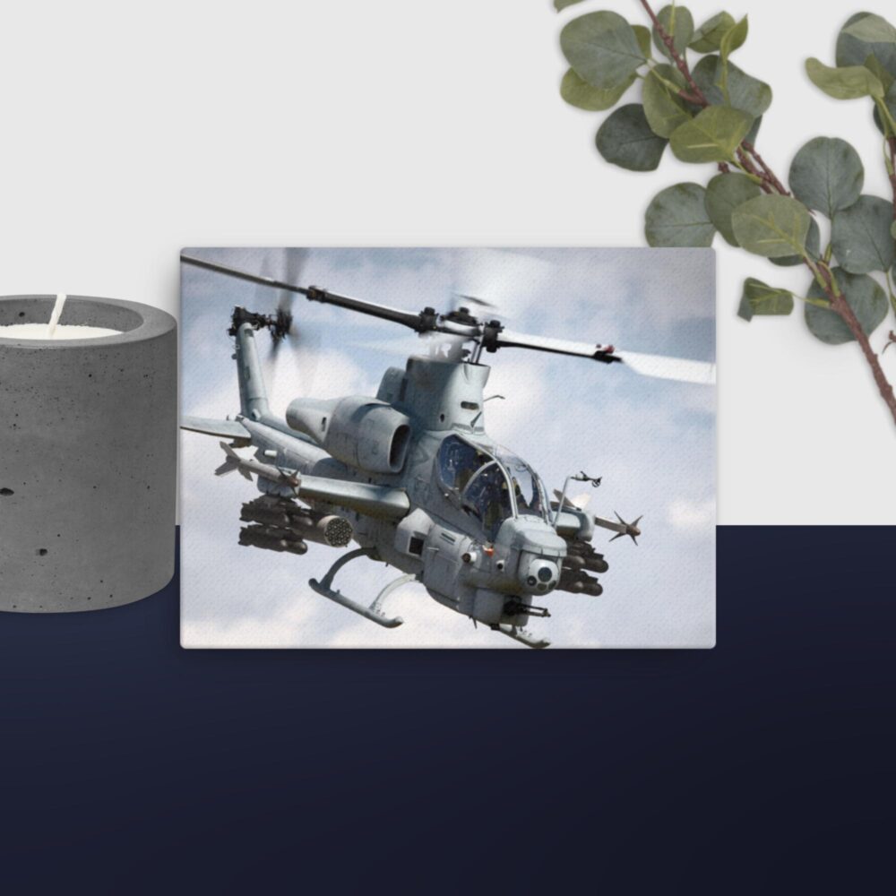 Moving helicopter scene canvas - Image 2
