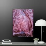 Pink blossom canvas