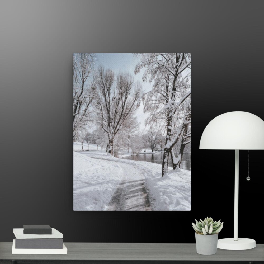 Wintery scene canvas