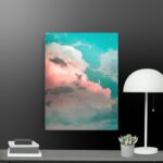 Green skies canvas