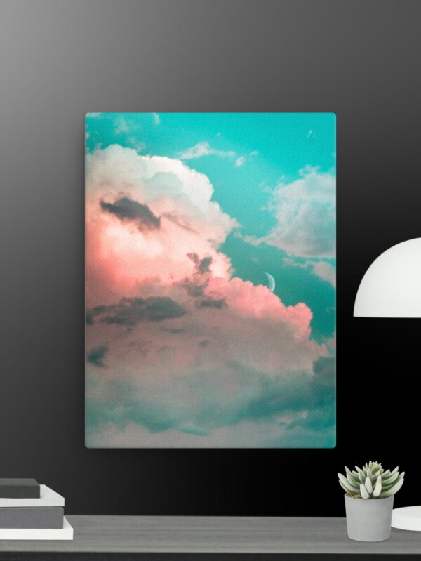 Green skies canvas - 12×16