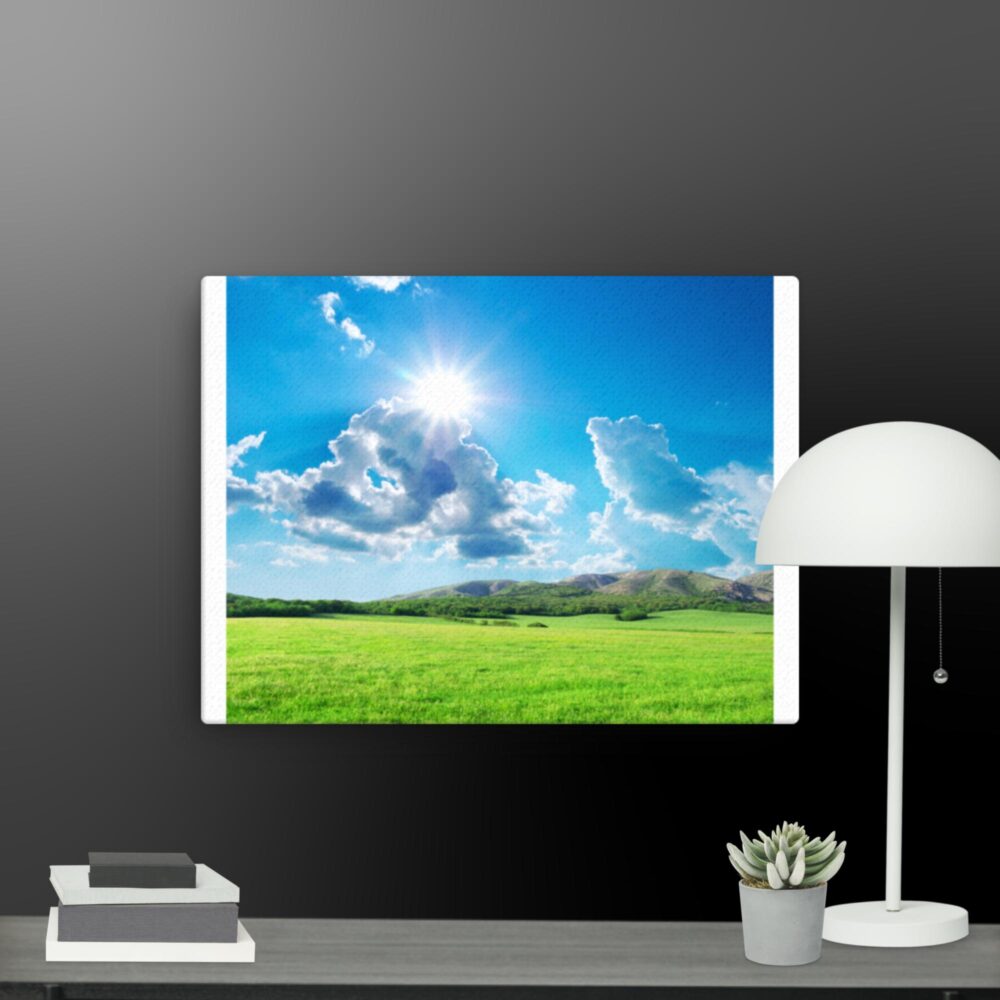 Spring nature scene canvas - Image 2