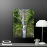 Running waterfall canvas