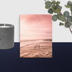 Pink skies canvas
