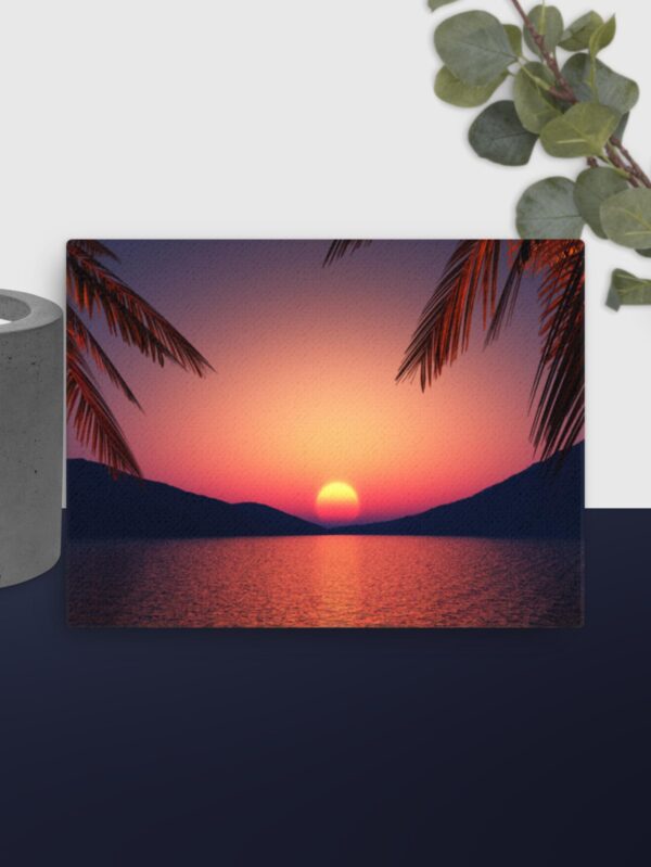 Beautiful sunset canvas - 12×16
