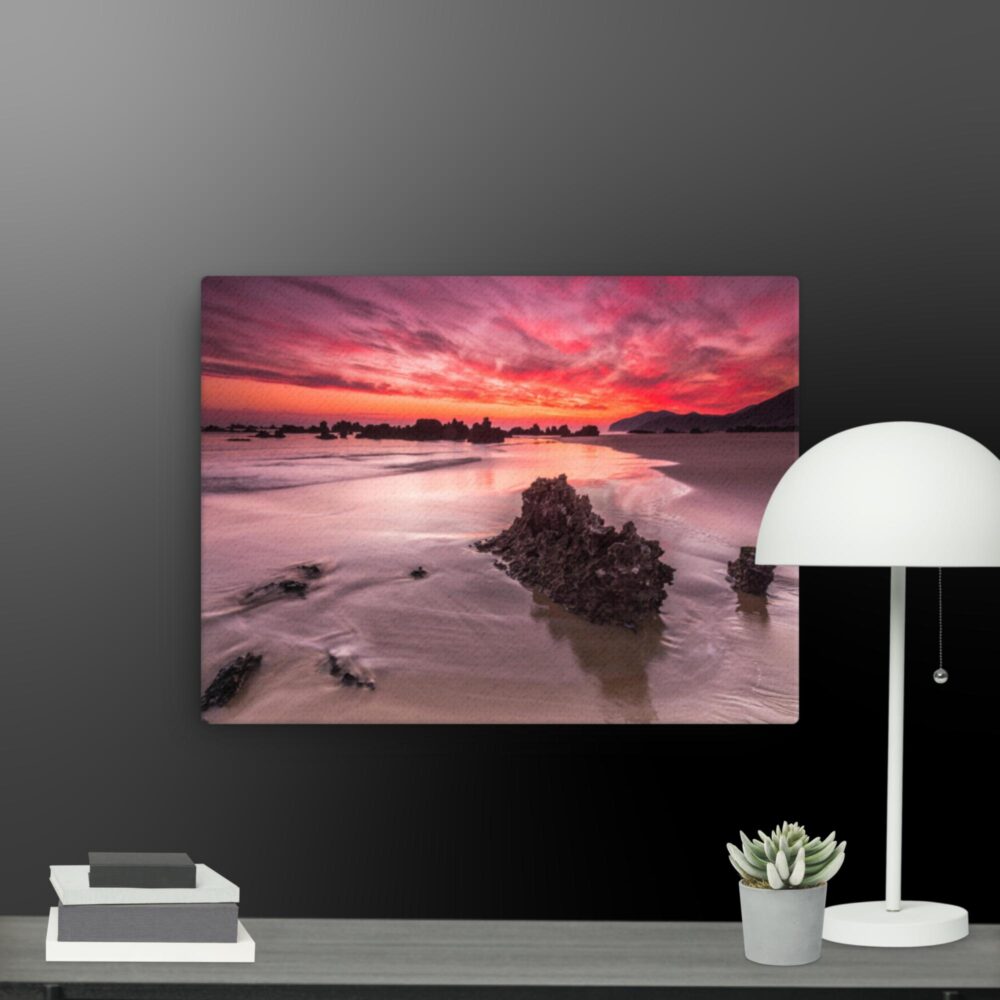 Pink scene canvas - Image 2
