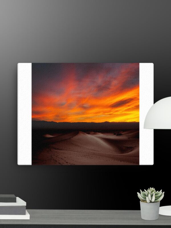 Sunrise over the desert canvas - 12×16