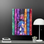 Sonic and friends canvas