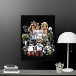 Grand theft mario canvas