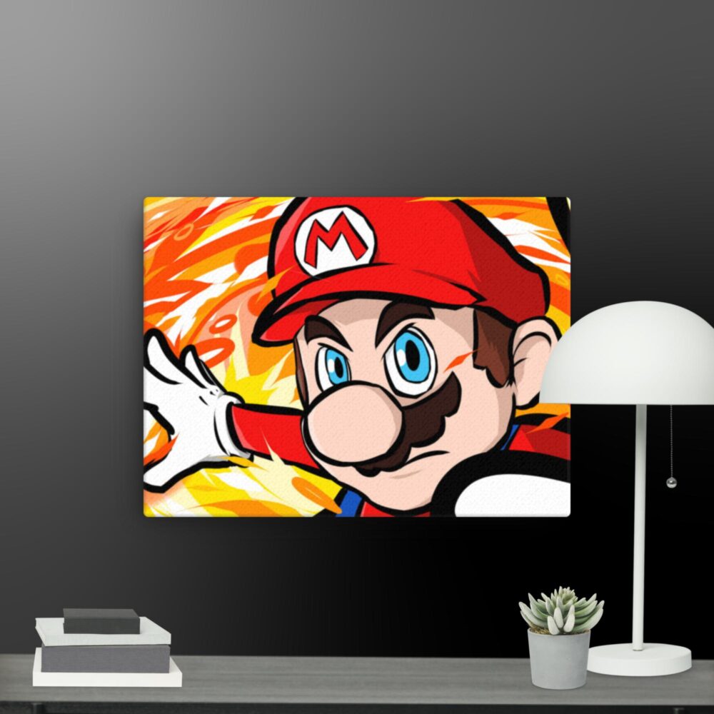 Mario close up canvas - Image 2