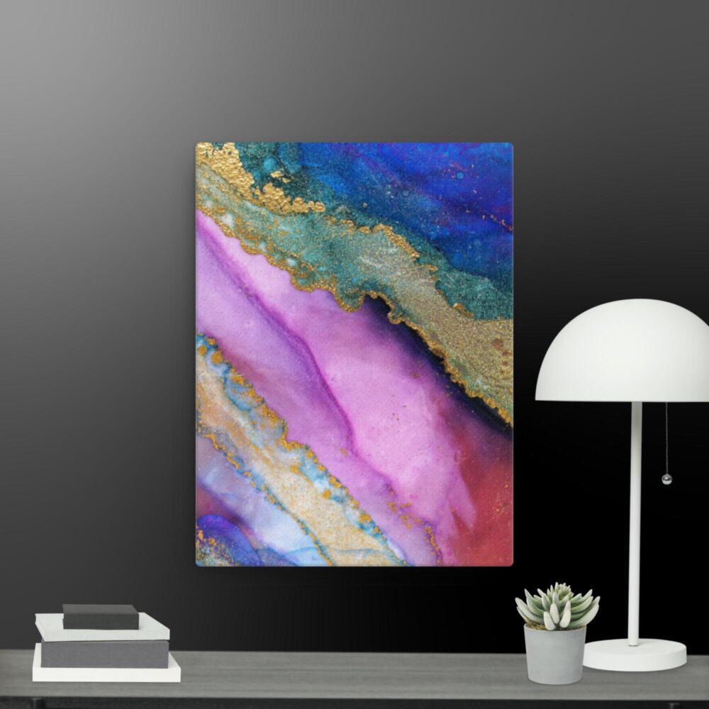 Glitter effect canvas