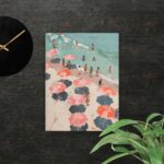 Beach holiday canvas
