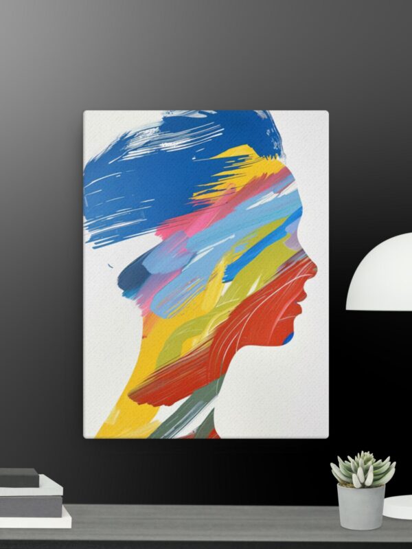 Woman abstract canvas - 12×16